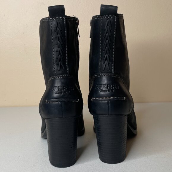 Sperry Top-Sider Leather Dasher Grace Ankle Boots Size 9 - Picture 8 of 16